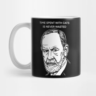 SIGMUND FREUD quote .7 - ink portrait Mug